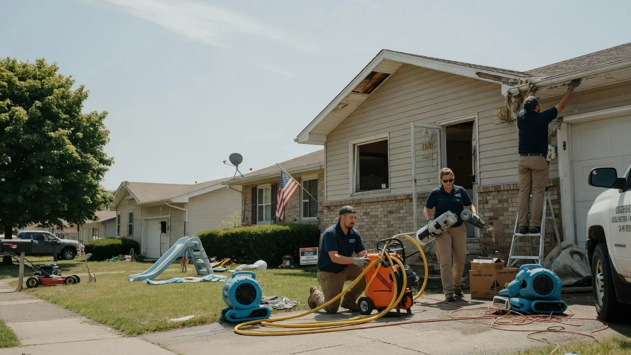 Water Damage Restoration in White Heath, IL near me